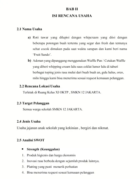 cara menulis proposal bisnis 3