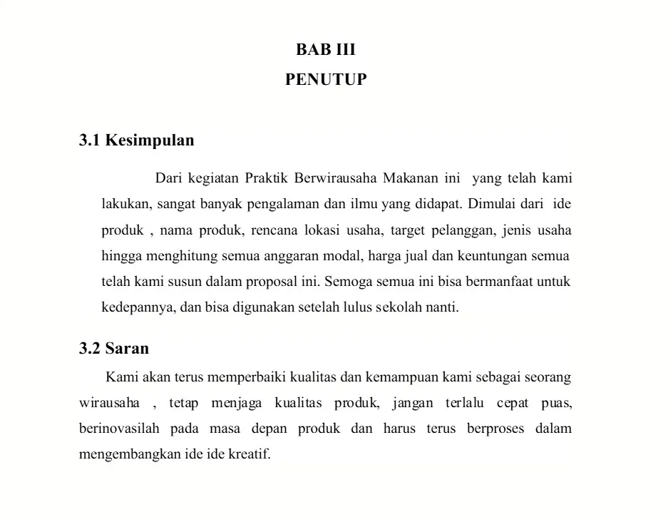cara menulis proposal bisnis 6