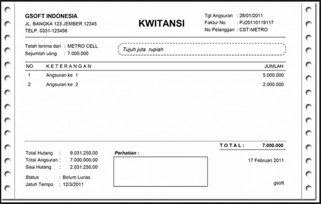  Cara Membuat Kwitansi  Pembayaran Anti Ribet Ini Formatnya 