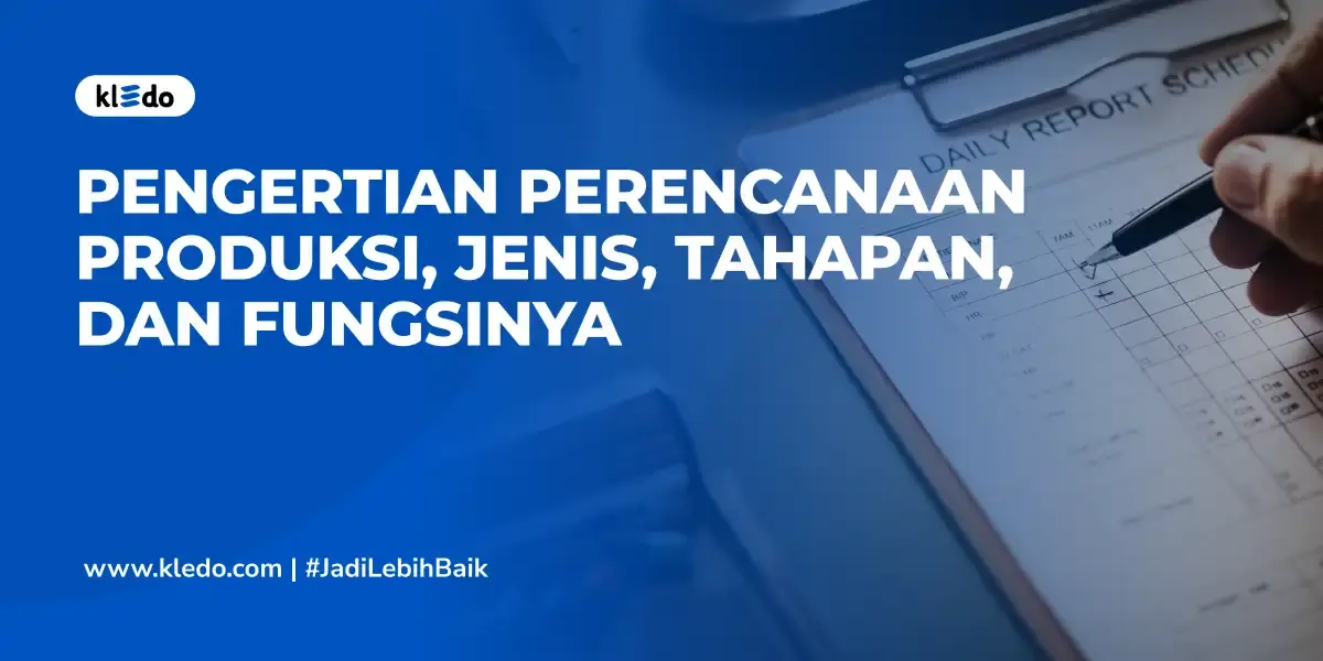 perencanaan produksi banner