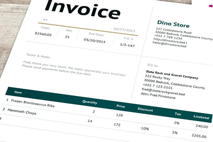 jenis invoice