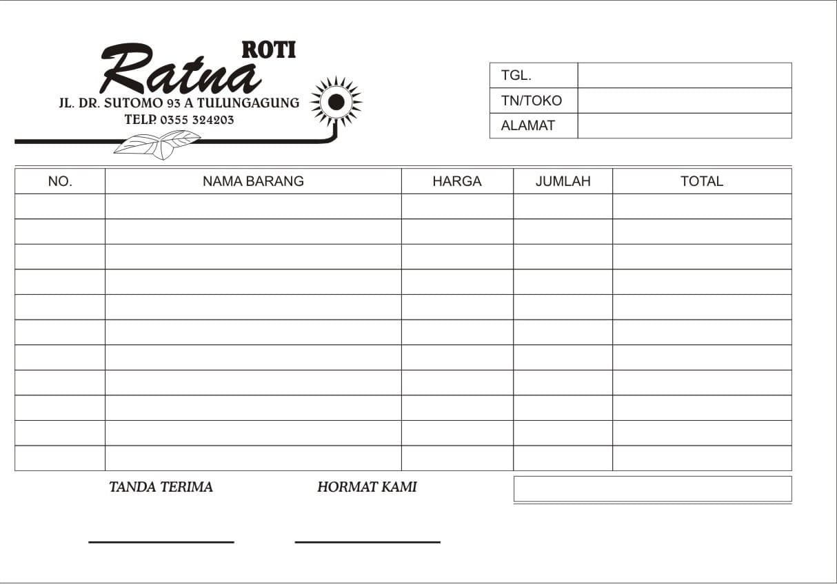 Download Nota Kosong Docs Pdf Dan Excel Gratis Kledo Blog