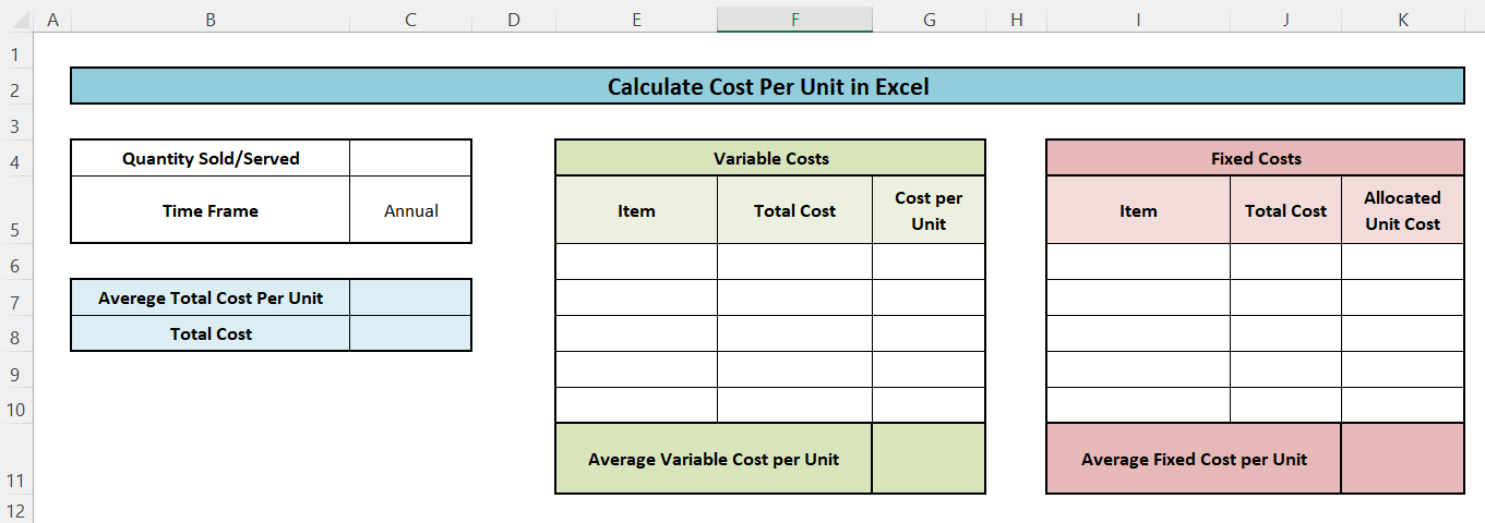 Rumus Biaya Per Unit Cara Hitung Di Excel Dan Tips Mengoptimalkannya 0871