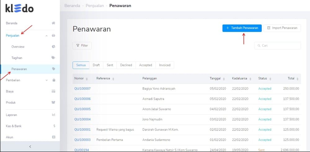 surat penawaran harga 3