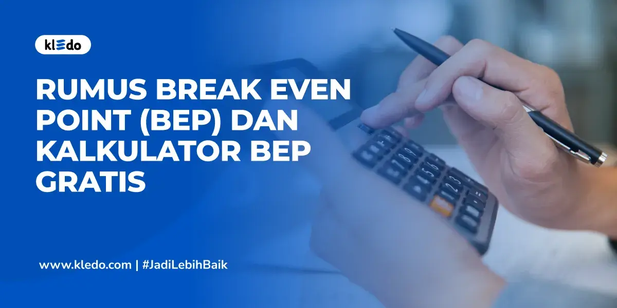 rumus break even point banner