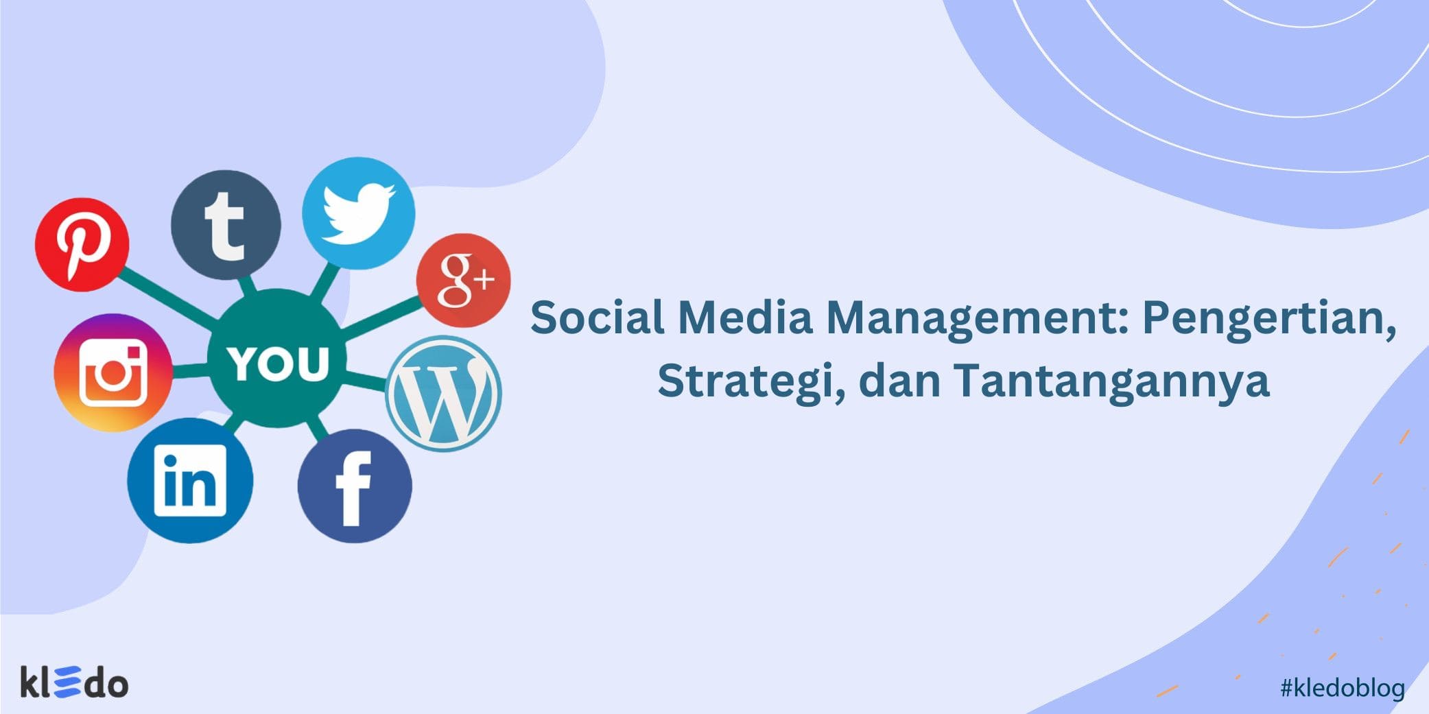 social media management banner
