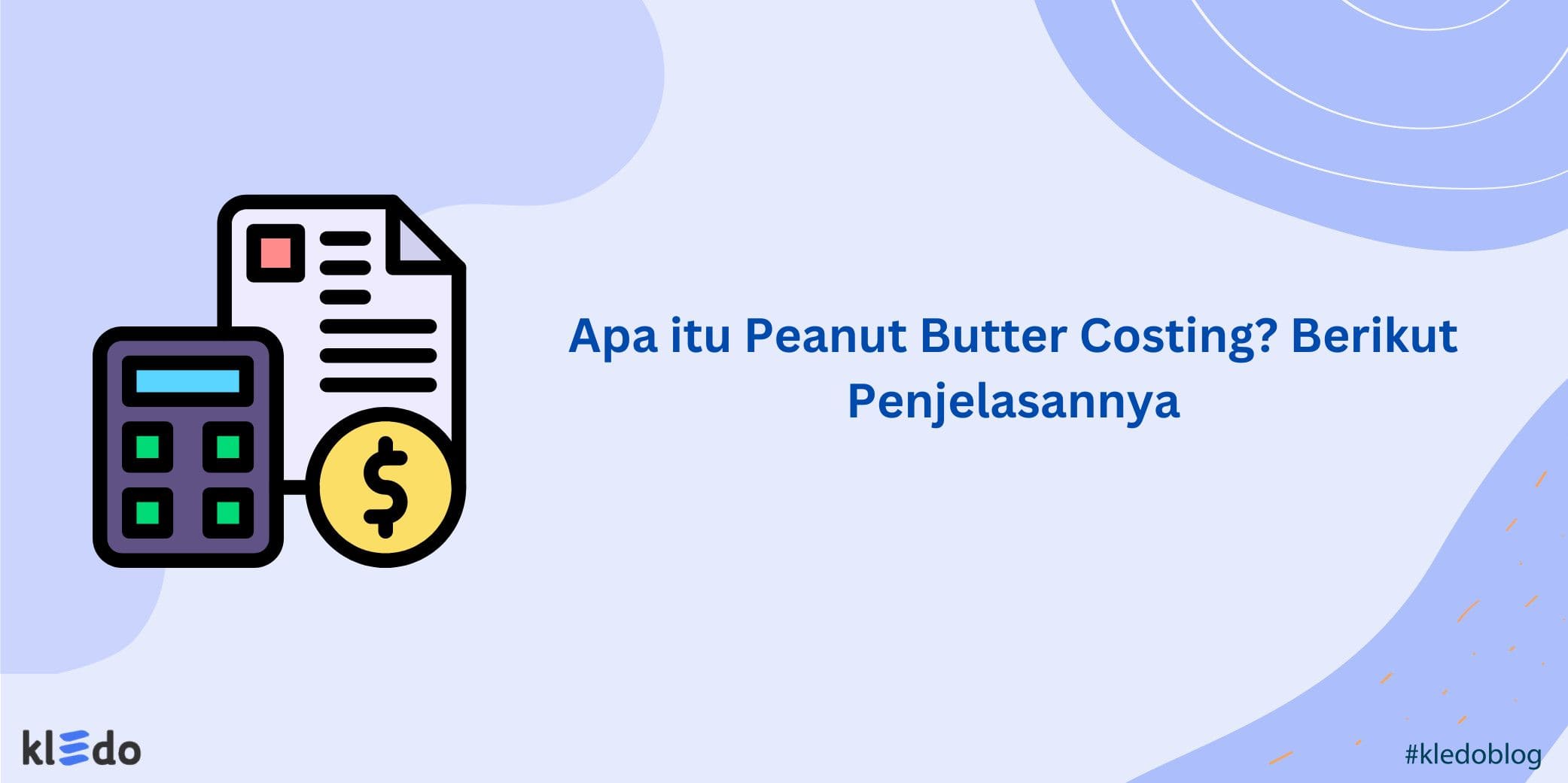 peanut butter costing banner