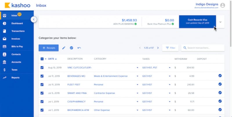 software akuntansi fitur pajak kashoo