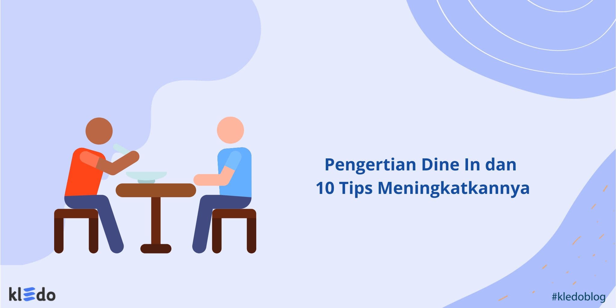 pengertian dine in banner