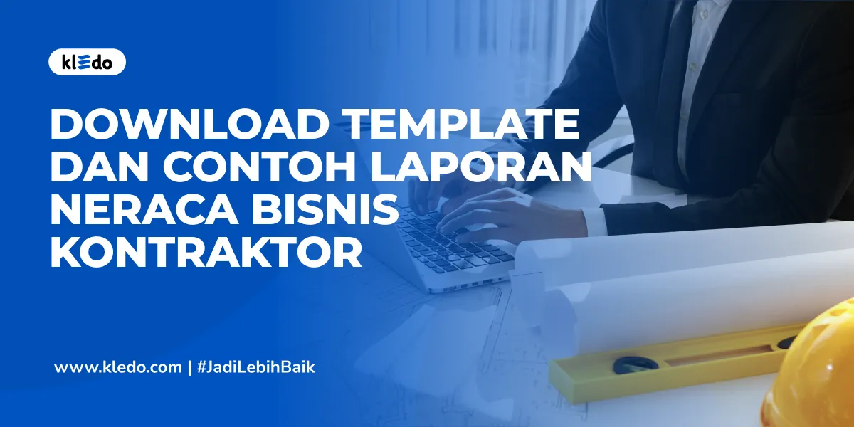 contoh laporan neraca bisnis kontraktor banner