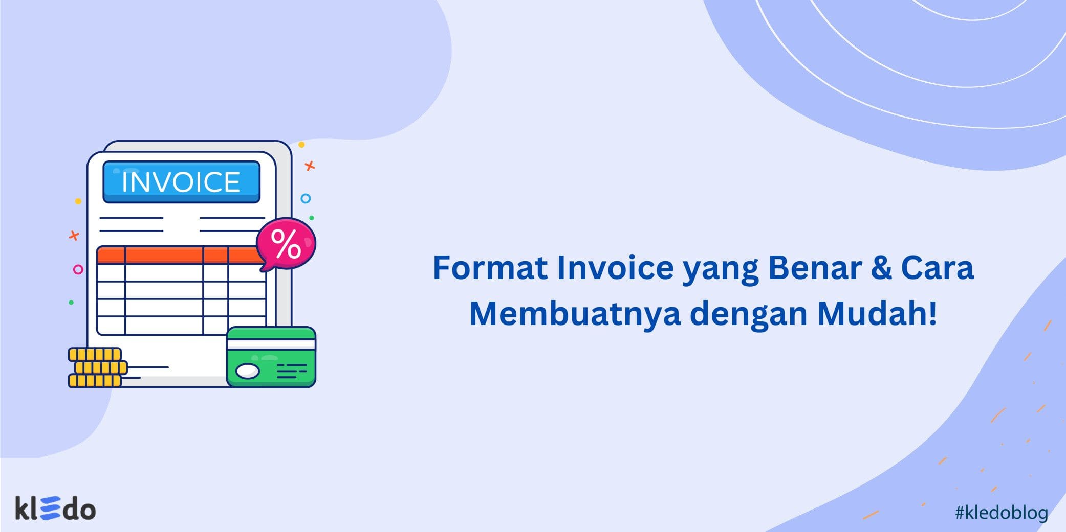 format invoice yang benar. banner