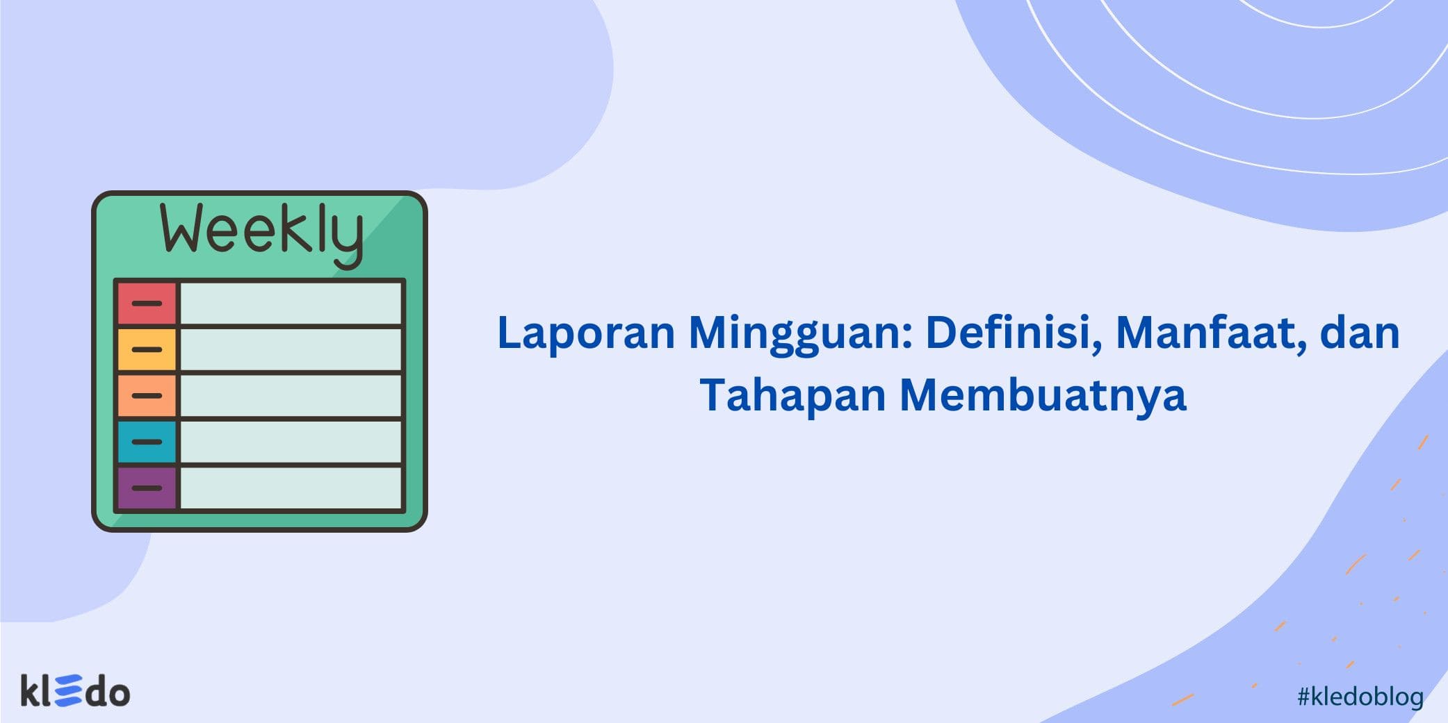 laporan mingguan banner