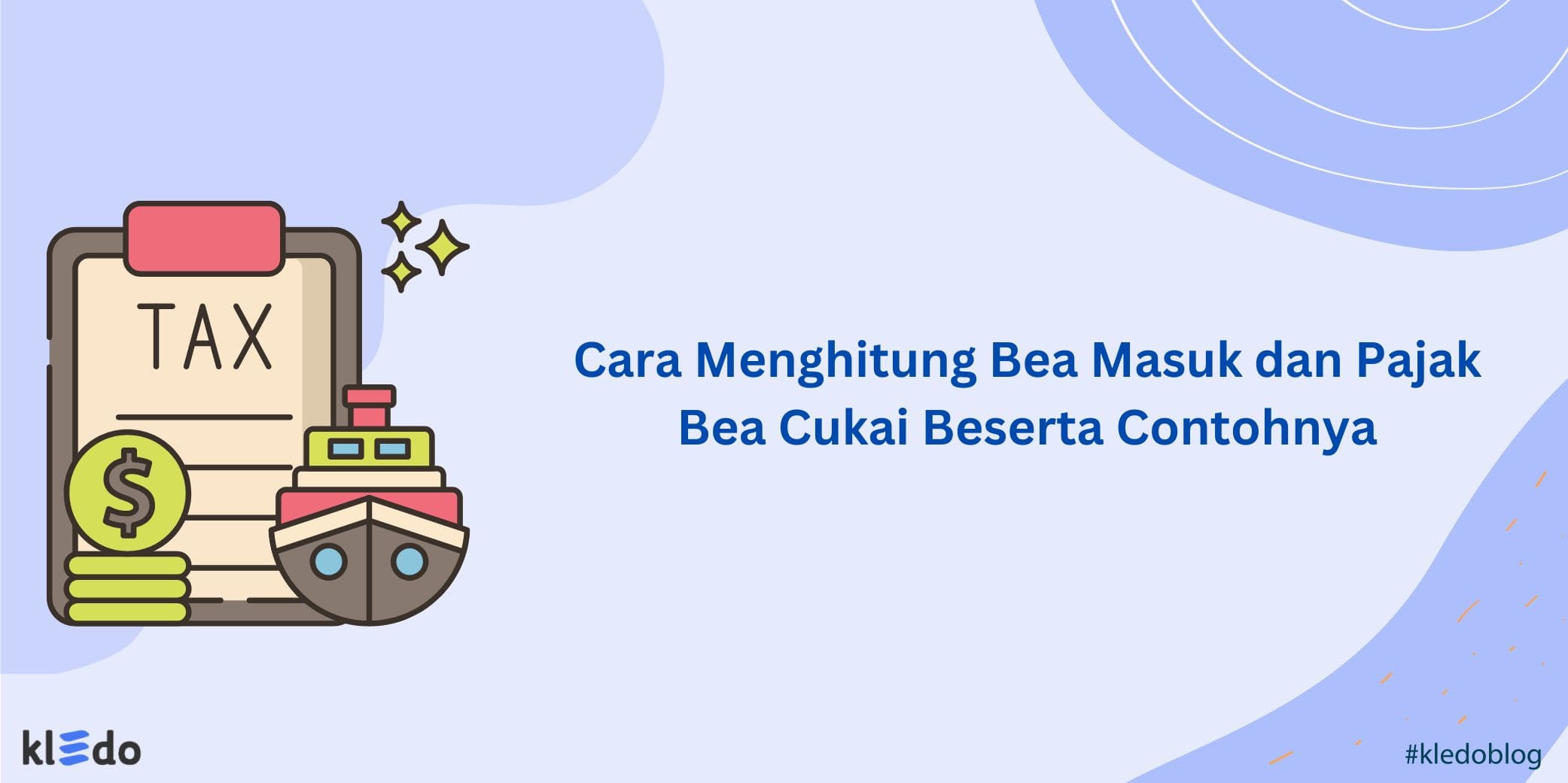 menghitung bea masuk banner