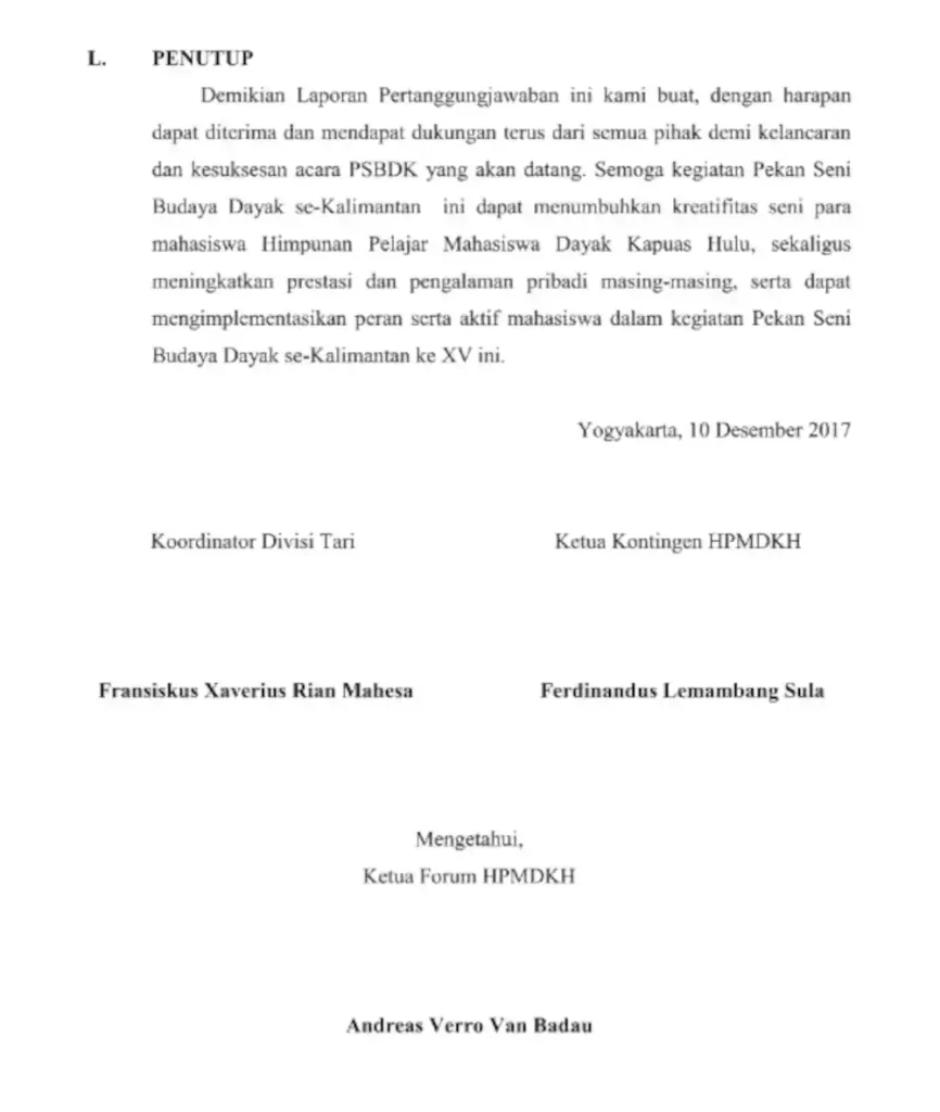 contoh LPJ
