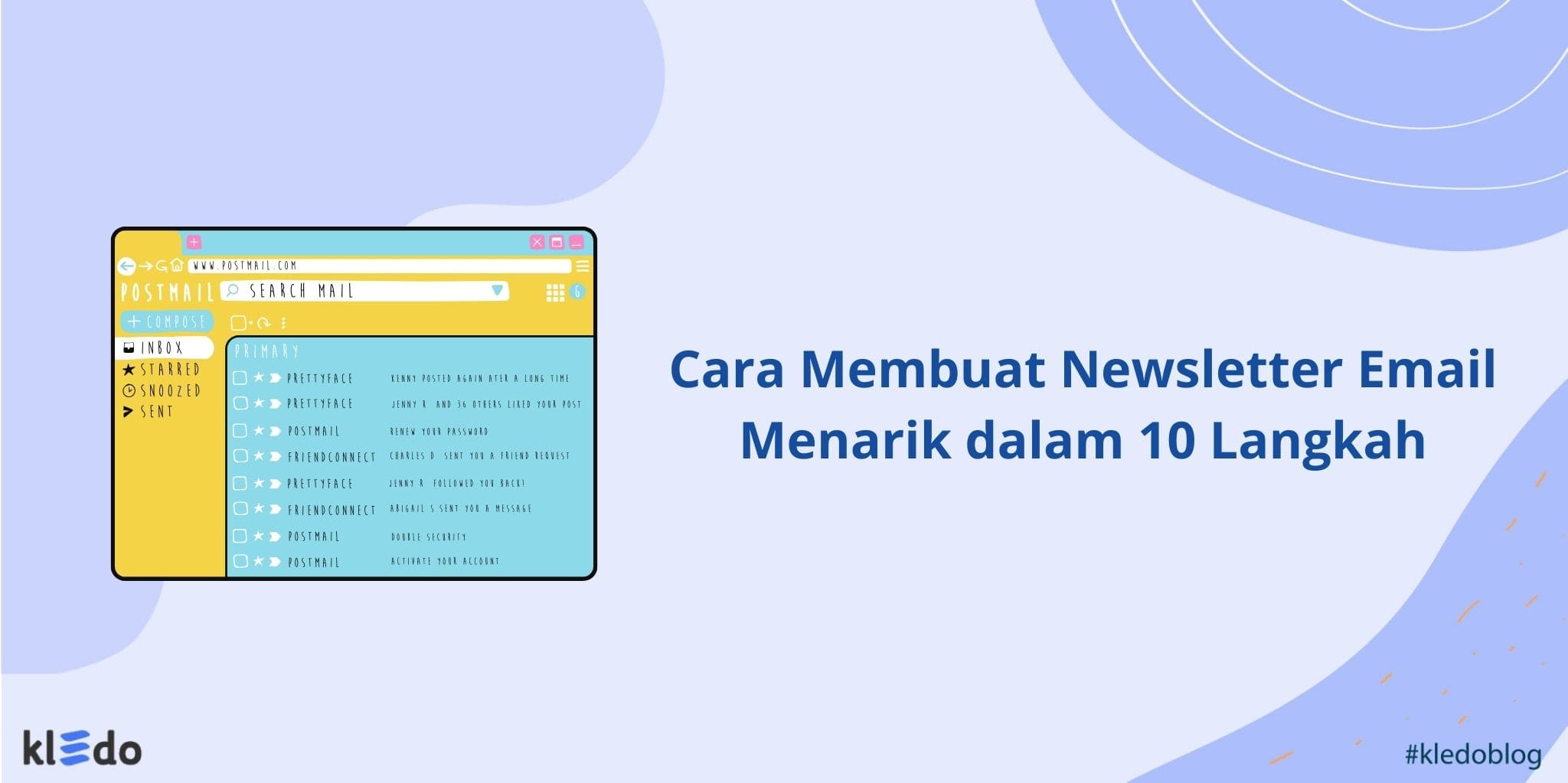 cara membuat newsletter banner