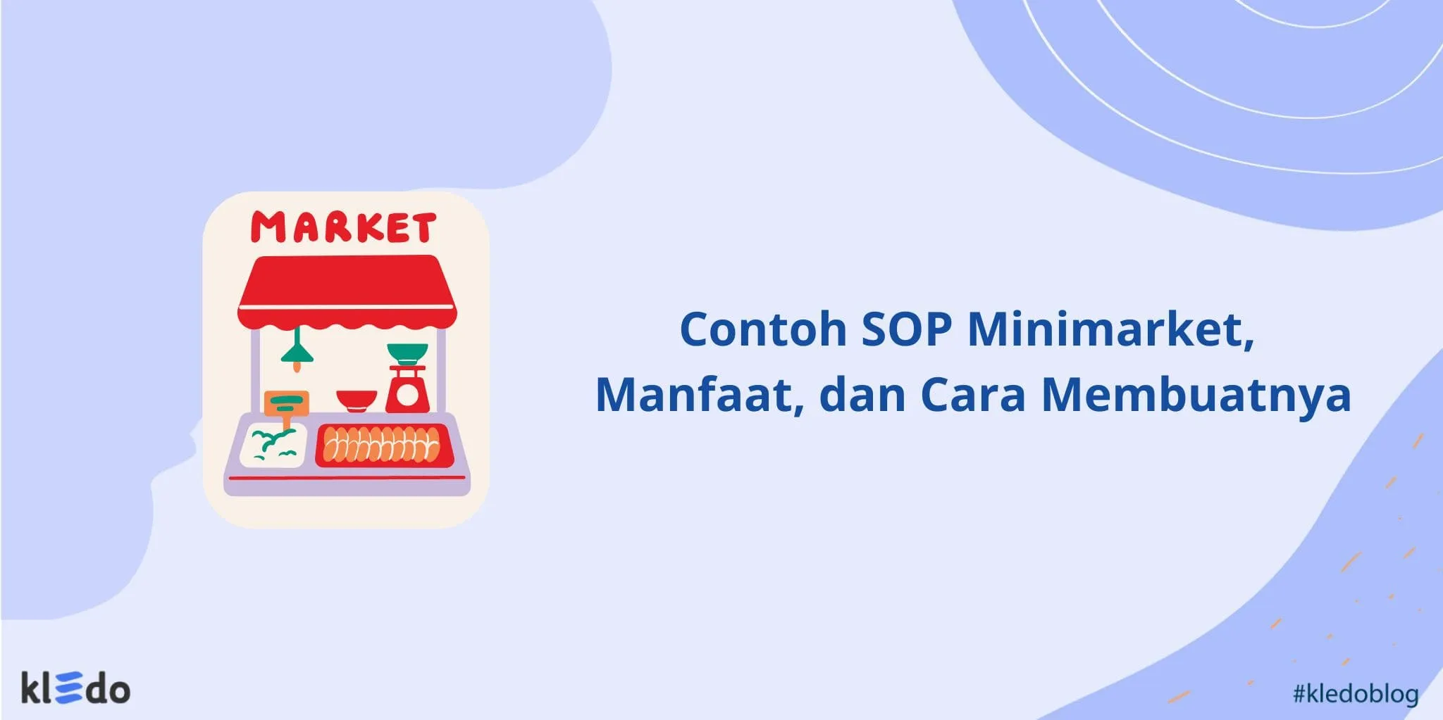 contoh sop minimarket banner