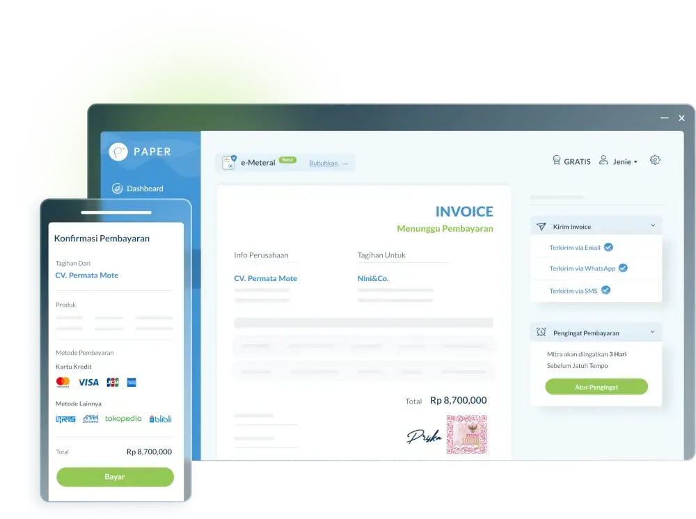 aplikasi invoice paper