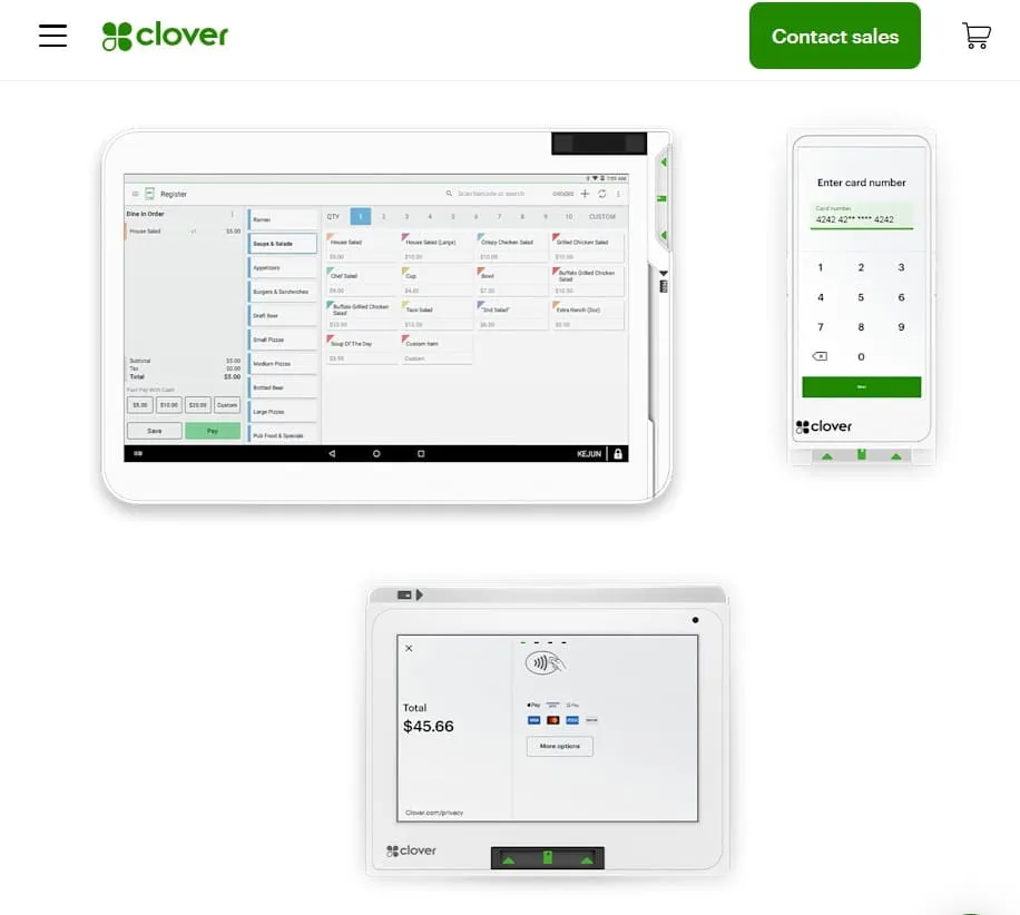 aplikasi sales taking order clover