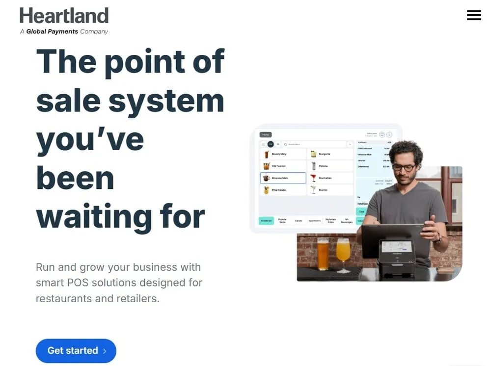 sistem kasir Heartland retail