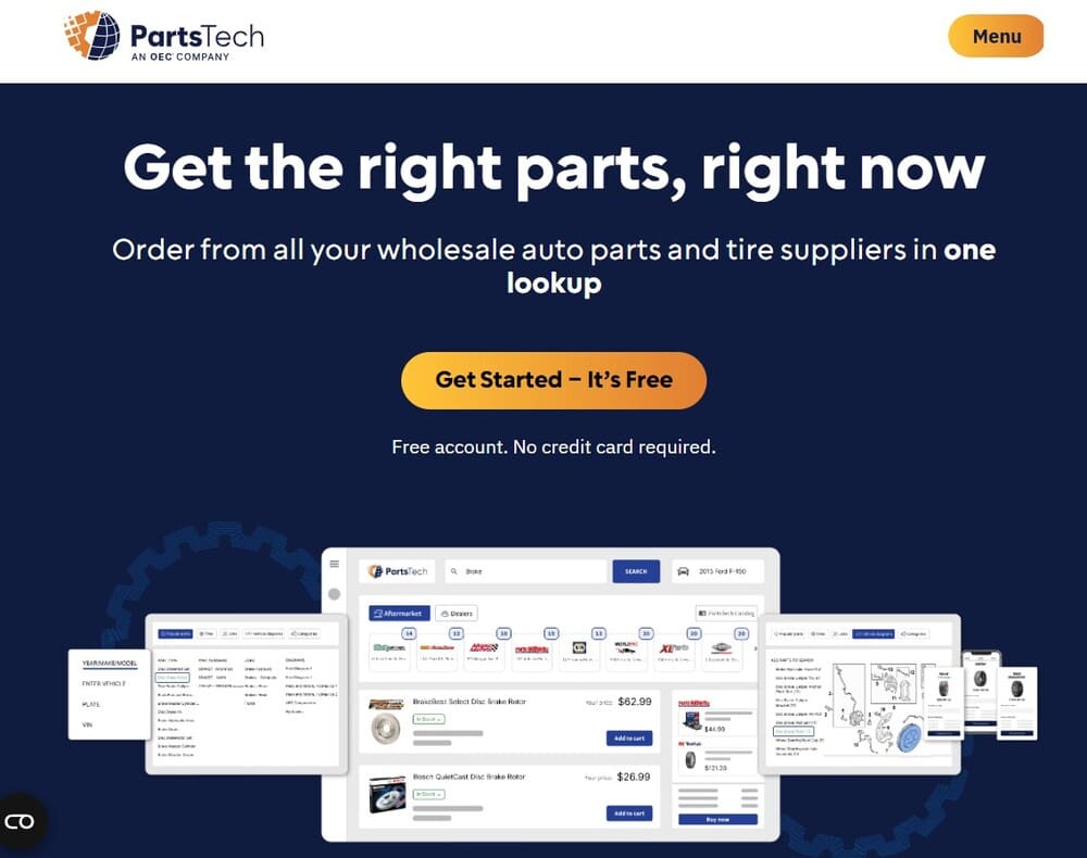 sistem kasir bengkel parts tech