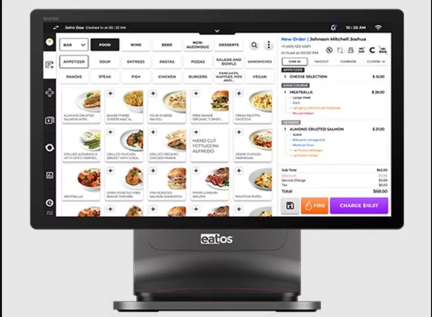 sistem kasir cafe eatOS