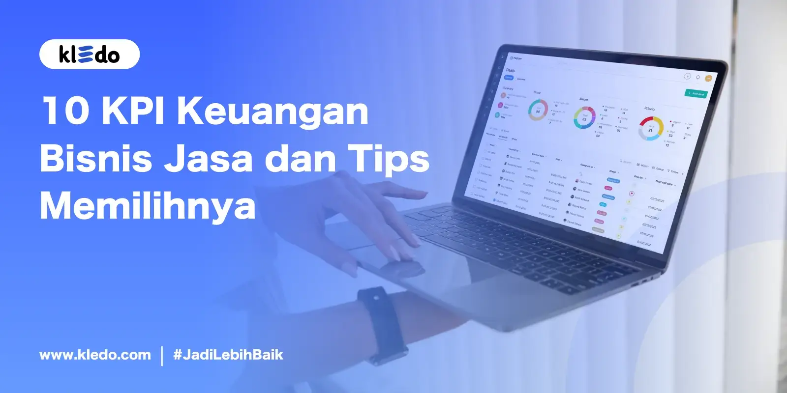 kpi keuangan bisnis jasa banner