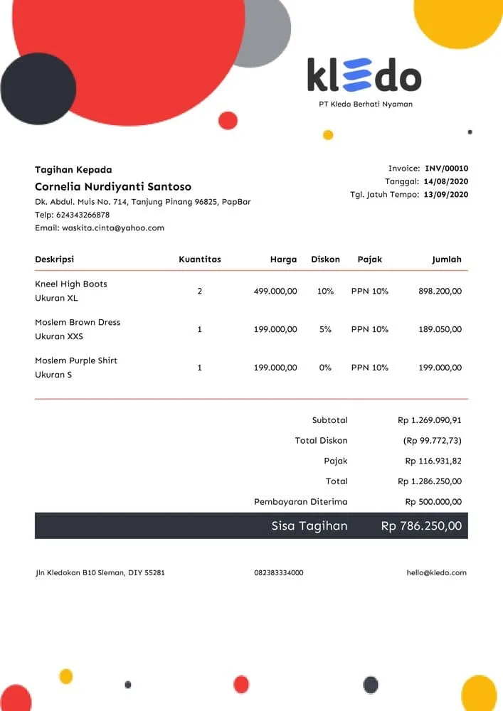 penagihan invoice 2