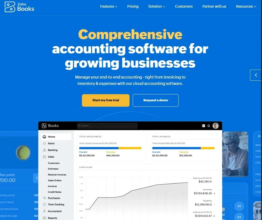 sistem akuntansi digital zoho books