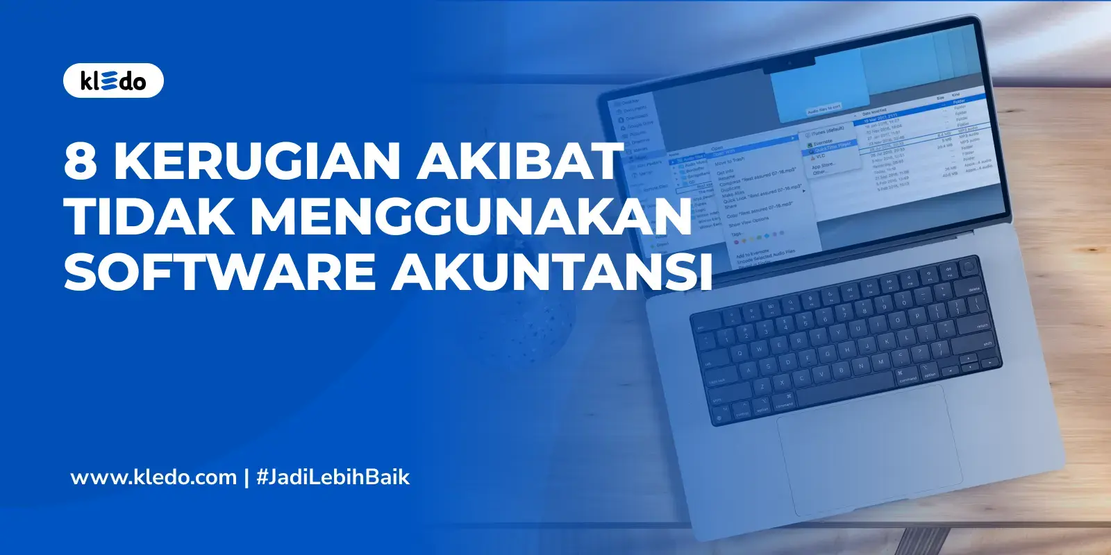 tidak menggunakan software akuntansi banner