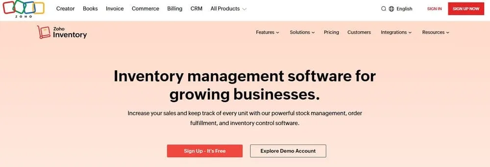 zoho inventory