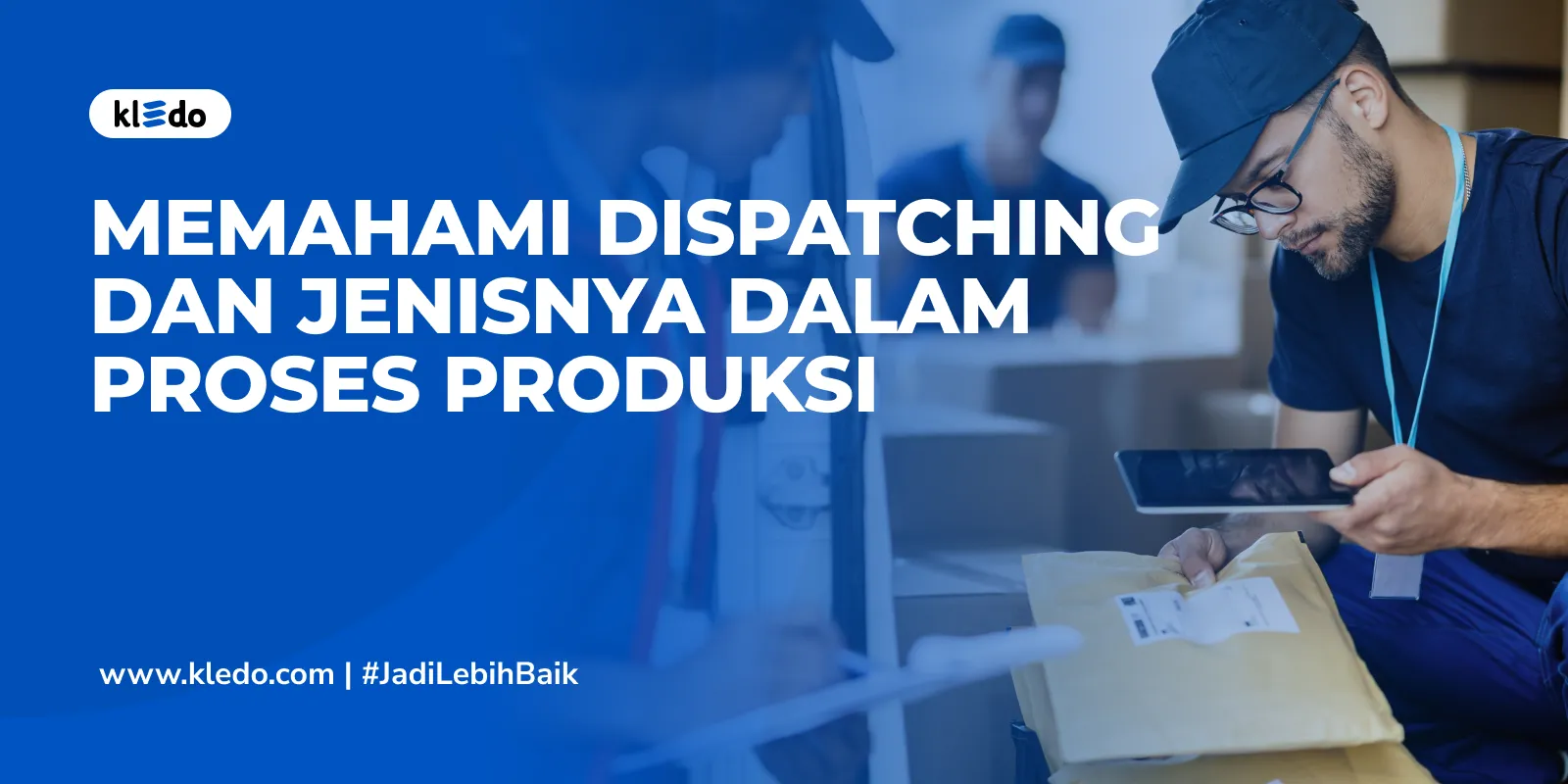 dispatching proses produksi banner