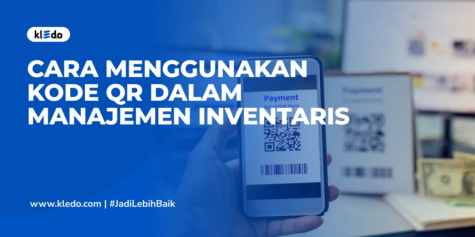 kode qr manajemen inventaris banner