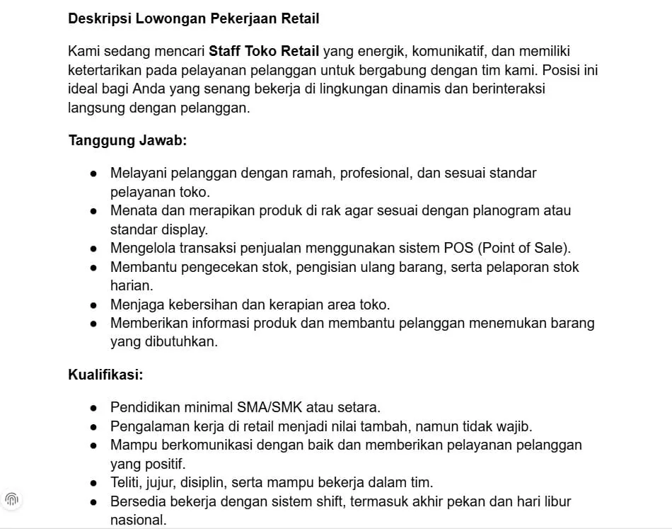 tips mencari karyawan toko 1