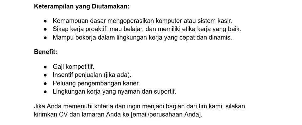 tips mencari karyawan toko 2