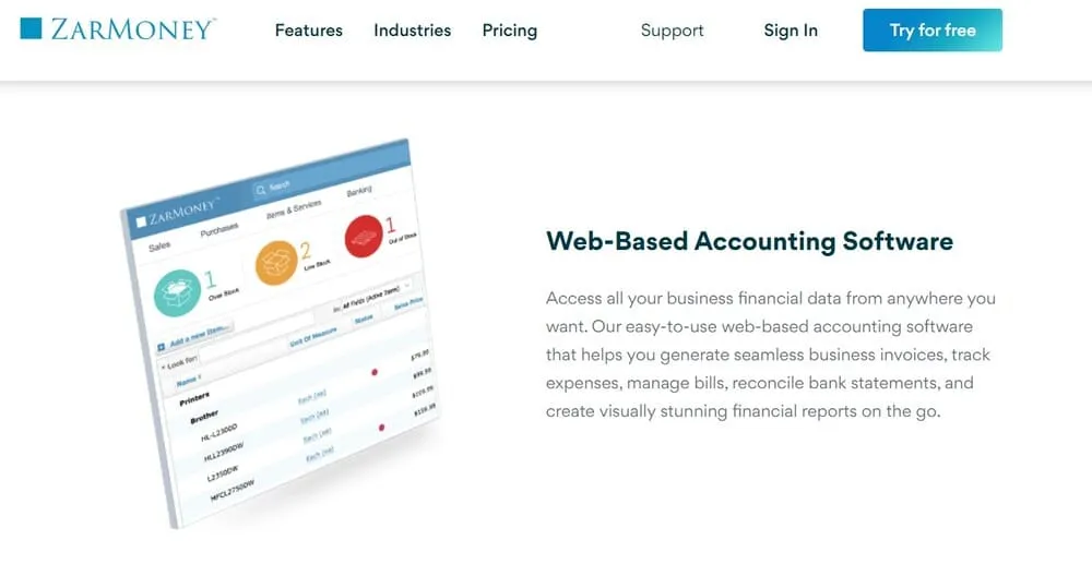 zarmoney alternatif software akuntansi acumatica