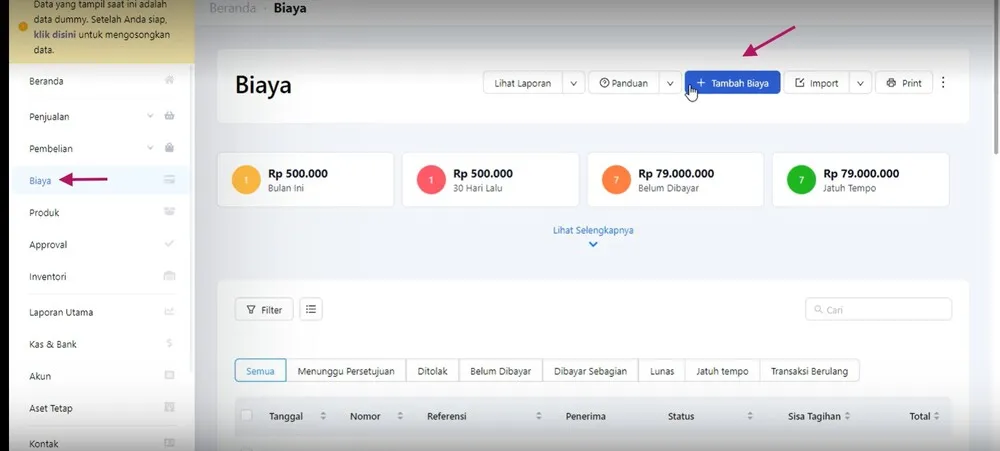 contoh form reimbursement 1