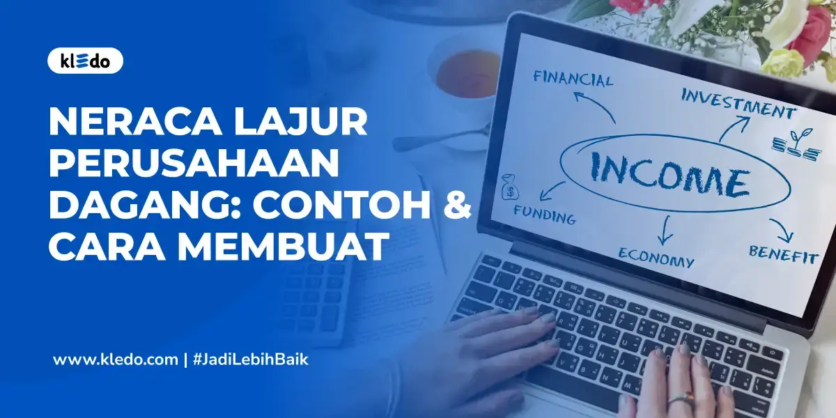 neraca lajur perusahaan dagang banner