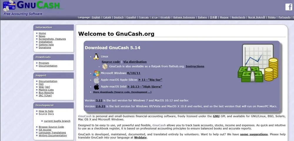 aplikasi laporan keuangan gratis gnucash