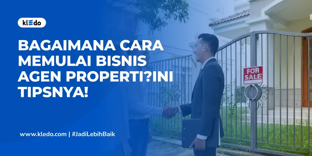 cara memulai bisnis agen properti banner