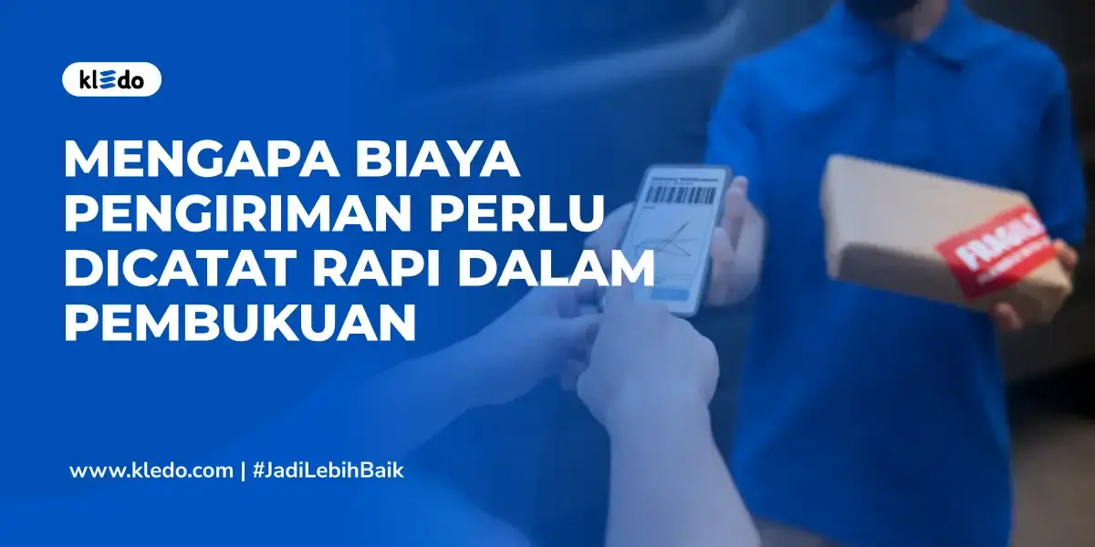 pembukuan biaya pengiriman banner