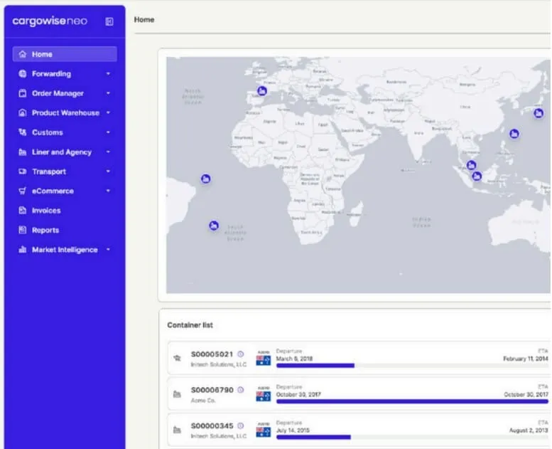 software freight forwarding 3