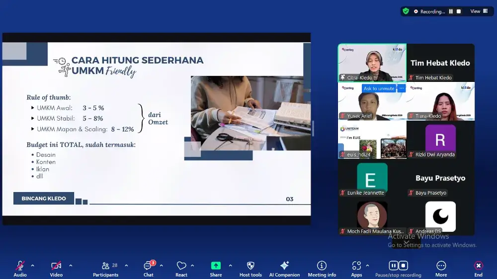 webinar kledo canting 2