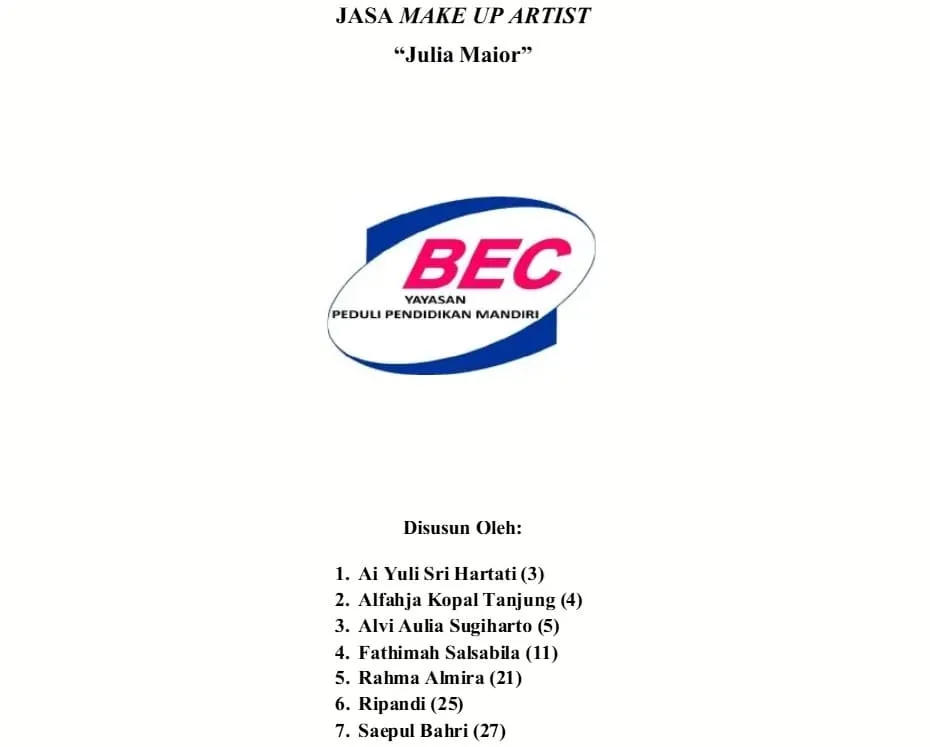 contoh proposal bisnis jasa make up