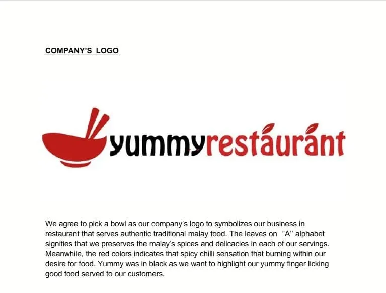 contoh proposal yummy restaurant