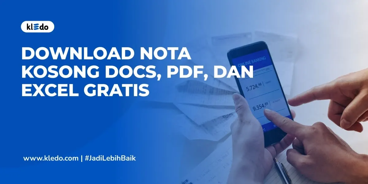 download nota kosong banner