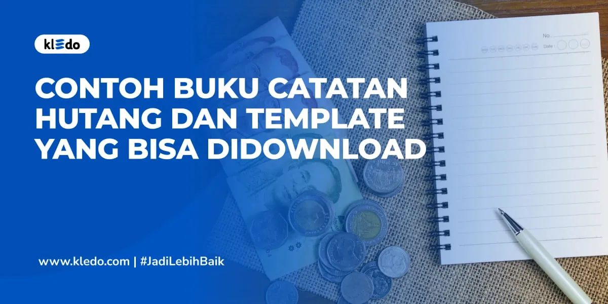 contoh buku catatan hutang banner