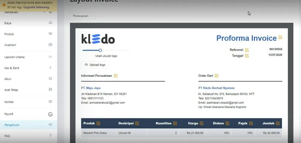 kledo proforma invoice 3