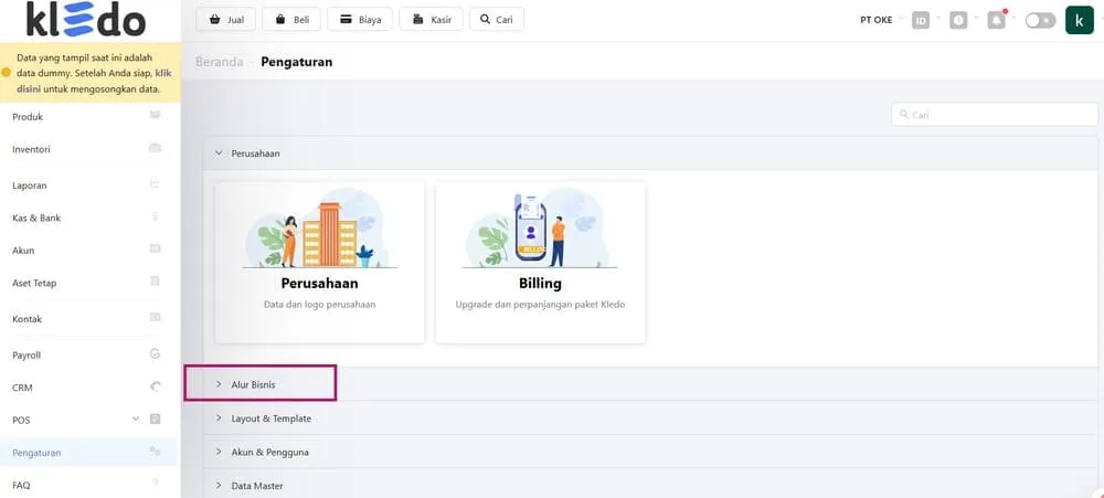 pencatatan pajak penjualan dengan kledo 1