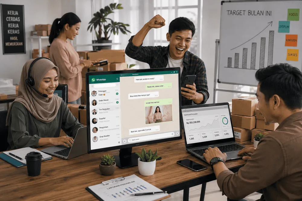 Cara Jualan Online dan Naikkan Omzet Hanya dari WhatsApp