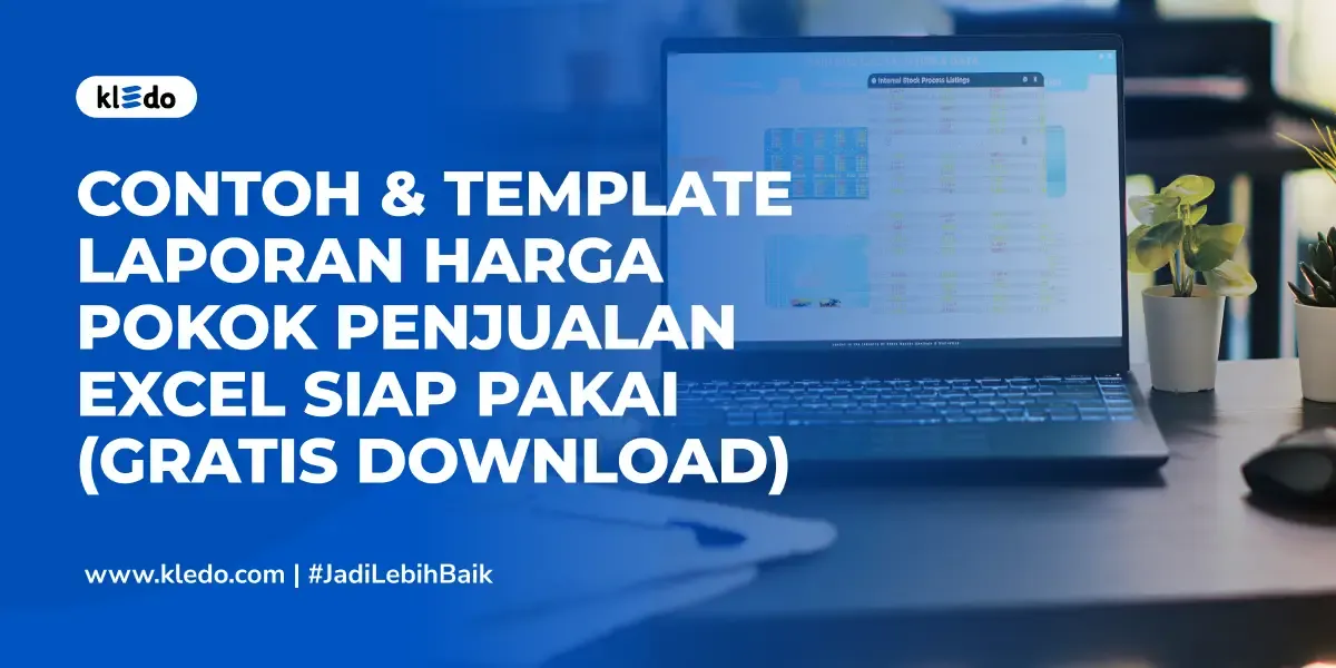 template laporan harga pokok penjualan